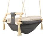 Babywiegschommel - max. 20 kg - grijs en beige, Kinderen en Baby's, Ophalen of Verzenden, Nieuw