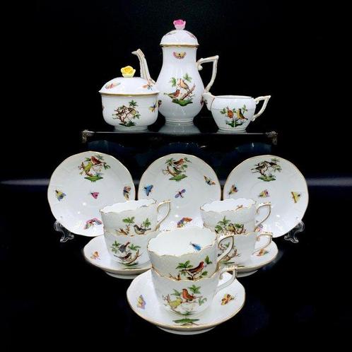Herend - Exquisite Coffee Set for 6 Persons (15 pcs) -, Antiek en Kunst, Antiek | Meubels | Tafels