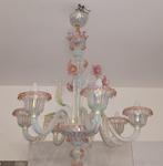 Lampe à suspendre - Verre opalin soufflé Murano