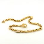 Armband - 18 karaat Geel goud - Volledige link armband, Handtassen en Accessoires, Armbanden, Nieuw