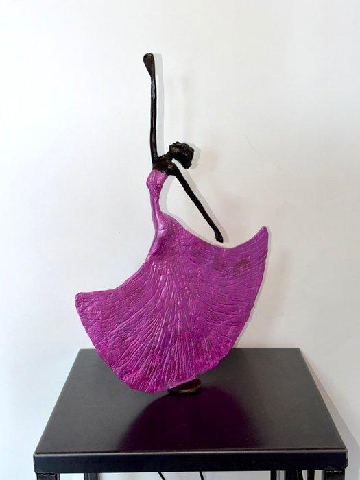 Abdoulaye Derme - sculptuur, “La Danseuse en mouvement”. -, Antiquités & Art, Curiosités & Brocante