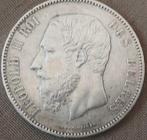 België. Leopold II (1865-1909). 5 Francs 1870  (Zonder, Postzegels en Munten