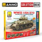 Ammo Mig Jimenez - SOLUTION BOX #20 WWII USA ETO VEHICLES, Hobby en Vrije tijd, Modelbouw | Overige, Nieuw, 1:50 tot 1:144, Verzenden