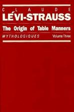 The Origin of Table Manners, Livres, Verzenden