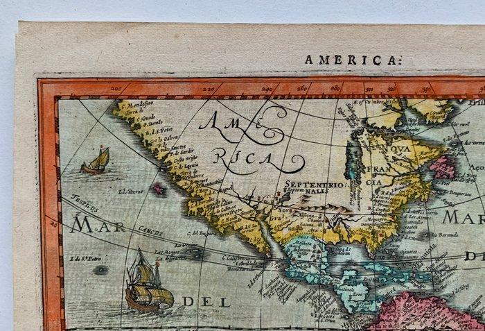 America - Amerika; Gerard Mercator/ Jodocus Hondius/, Boeken, Atlassen en Landkaarten