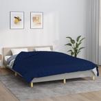 vidaXL Verzwaringsdeken 220x240 cm 15 kg stof blauw, Huis en Inrichting, Verzenden, Nieuw