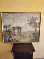 Alfonso Corradi (1889-1972) - Paesaggio con rovine e