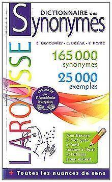 Dictionnaire Larousse des Synonymes  Larousse  Book, Livres, Livres Autre, Envoi