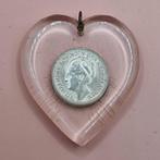 Nederland. Wilhelmina. Hartvormige hanger van 10 Cent 1941