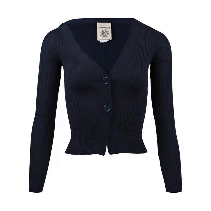 Semicouture • wollen vest • M, Kleding | Dames, Truien en Vesten, Blauw, Nieuw, Maat 38/40 (M), Verzenden