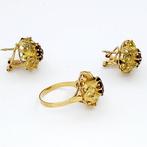 2-delige sieradenset - 18 karaat Geel goud - 1.05ct. tw.