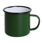 Mokken | Geëmailleerd Staal | Groen | 35cl | 6 Stuks |, Verzenden, Nieuw in verpakking