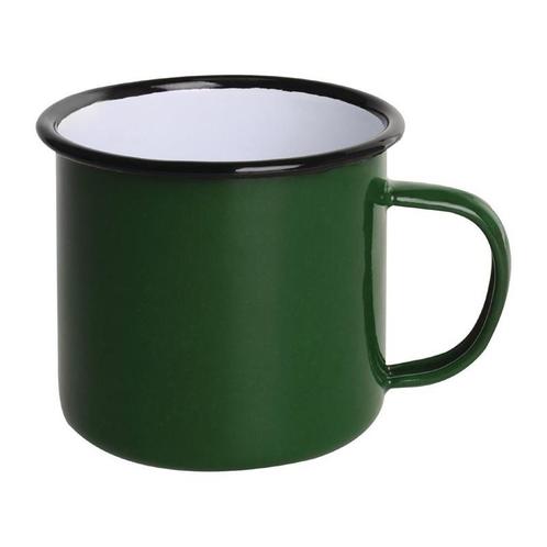 Mokken | Geëmailleerd Staal | Groen | 35cl | 6 Stuks |, Zakelijke goederen, Horeca | Keukenapparatuur, Nieuw in verpakking, Verzenden