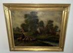 British school (XIX), signed P. Thum - Sheep herder with