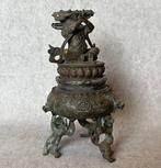 Mahakala wierookbrander - Brons - Tibet - Eind 20e eeuw