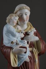 Beeldje - Sint Antonius van Padua - 33cm - Bisque porselein, Antiek en Kunst