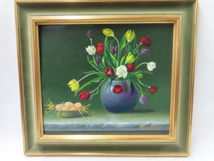 Jef van de Gehuchte (1946) - Vlaamse school - hyperrealisme, Antiek en Kunst, Kunst | Schilderijen | Klassiek