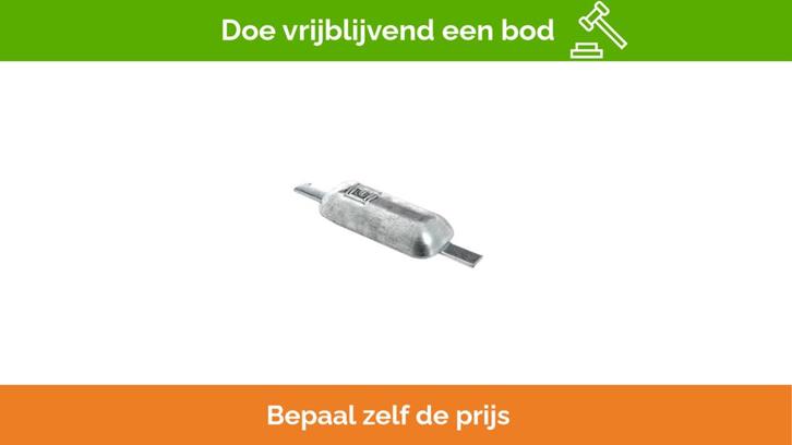 Bieden: Vetus WOA003A Aluminium Weld-On Hull Anode 1.1 KG, Watersport en Boten, Bootonderdelen, Ophalen of Verzenden