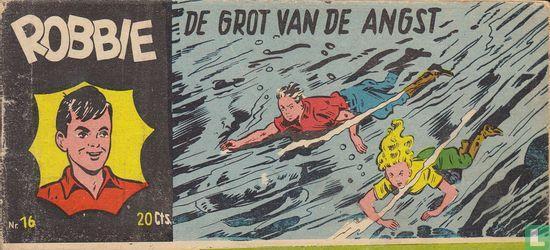 Robbie [Pierino] - De grot van de angst - 1954, Livres, BD, Envoi