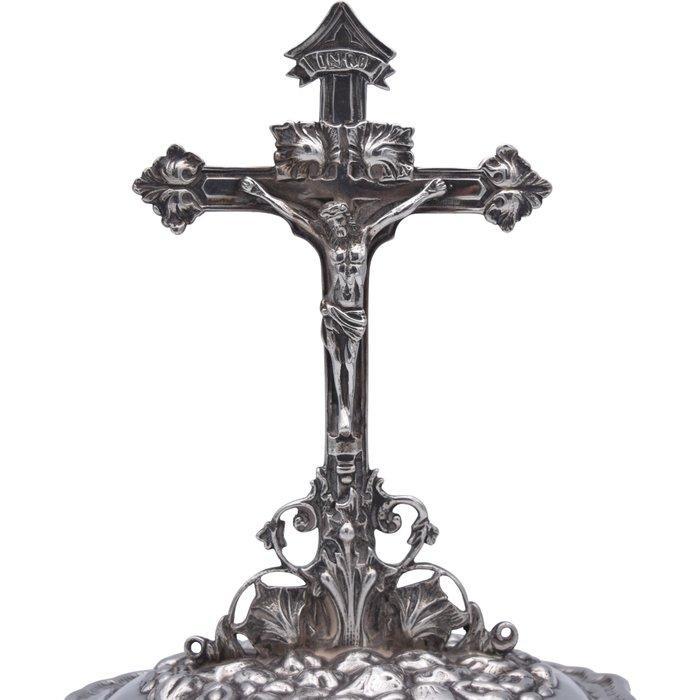 Crucifix - Zilver - 1950-1960, Antiek en Kunst, Antiek | Zilver en Goud
