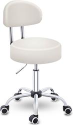 Zadelkruk - Kruk op wielen - Rolkruk - Draaikruk - Met rugle, Huis en Inrichting, Verzenden, Nieuw