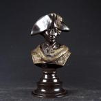 Beeld, sculptuur Frederik II de grote - 19 cm - Gepatineerd