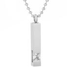 Fako Bijoux® - Ketting - Ashanger / Assieraad - Pilaar, Verzenden, Nieuw