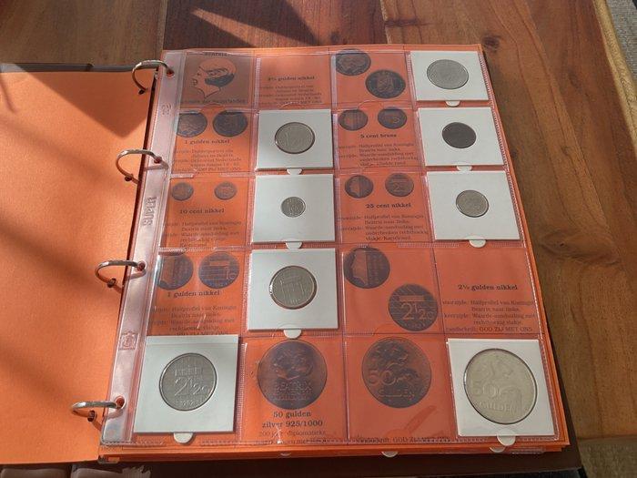 Nederland. Beatrix. 1980-2001 compleet, Postzegels en Munten, Munten | Nederland