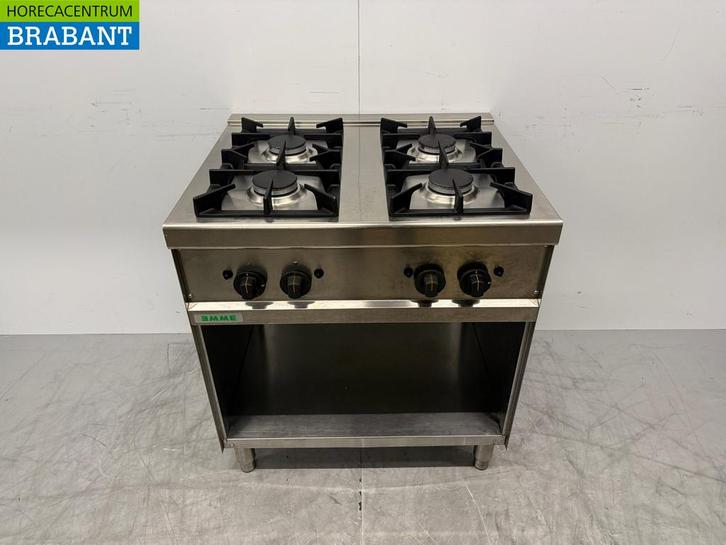 Cuisinière 4 feux Emme en acier inoxydable 80 cm GAS Horeca, Articles professionnels, Horeca | Autre, Envoi