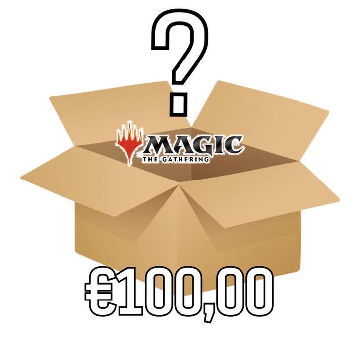 Magic The Gathering Mystery Box €100, Hobby en Vrije tijd, Verzamelkaartspellen | Magic the Gathering, Booster, Nieuw, Foil, Verzenden