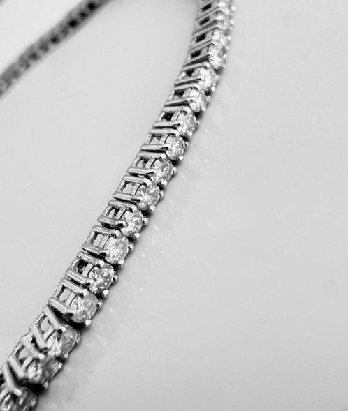Zonder Minimumprijs - Armband - 14 karaat Witgoud - 2.81ct., Handtassen en Accessoires, Armbanden