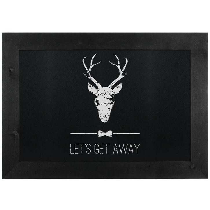 Krijtbord Hout Zwart 40x60cm, Maison & Meubles, Accessoires pour la Maison | Cadres, Envoi