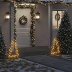 vidaXL Kerstverlichting kerstboom met grondpinnen 80 LEDs, Diversen, Verzenden, Nieuw