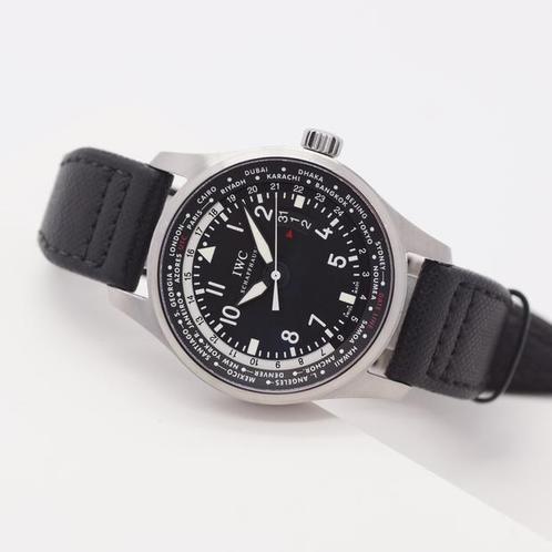 IWC Pilot Worldtimer IW326201 uit 2012, Handtassen en Accessoires, Horloges | Heren, Verzenden
