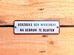Verzoeke den waschbak na gebruik, Verzamelen, Verzenden, Nieuw