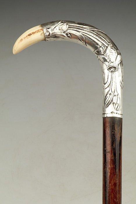 Wandelstok - .950 zilver, Antiek en Kunst, Kunst | Designobjecten