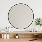 vidaXL Wandspiegel rond Ø50 cm zwart, Huis en Inrichting, Woonaccessoires | Spiegels, Verzenden, Nieuw