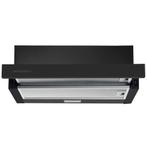 Vlakscherm afzuigkap - 50 cm - 80W - zwart - Berdsen BT-234, Elektronische apparatuur, Afzuigkappen, Ophalen of Verzenden, Nieuw