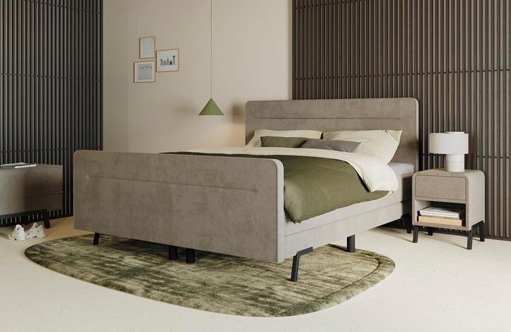 Snel leverbaar: Boxspring Home 102 - Snel leverbaar | Swiss, Huis en Inrichting, Slaapkamer | Boxsprings, Nieuw, Verzenden