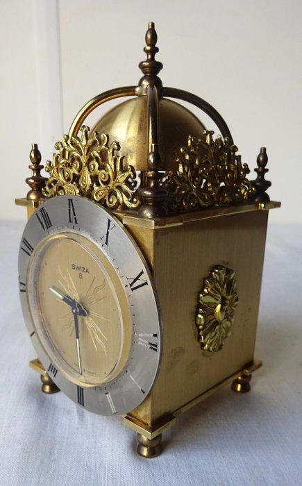 Wekker - Swiza - Vintage Messing - 1950-1960, Antiek en Kunst, Antiek | Klokken