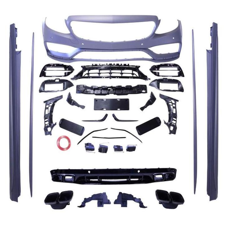 Bodykit voor mercedes c-klasse w205 s205, Auto-onderdelen, Carrosserie