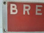 Spoorplaat Breda trein - Plaque - Metaal