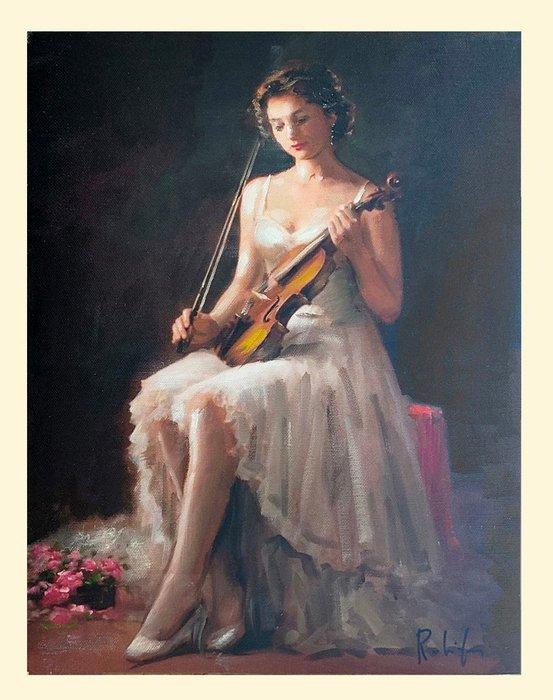 Salvatore Rodriquez (1957) - Collezione Musica 2, Antiquités & Art, Art | Peinture | Classique