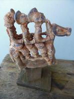 Yoruba-paardenruiter in terracotta - Kameroen (Zonder