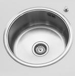Bieden: Alpes built-In round sink VF 41D stainless steel 41, Elektronische apparatuur, Wasmachines, Ophalen of Verzenden, Nieuw
