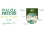 Veiling - Puzzle Feeder Slow Feeder - Voerpuzzel - Ø25x8 cm, Nieuw