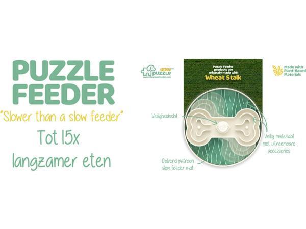 Veiling - Puzzle Feeder Slow Feeder - Voerpuzzel - Ø25x8 cm, Dieren en Toebehoren, Hondenvoerbakken en Drinkbakken, Nieuw