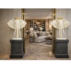 Statue, 2Pcs - XL King Elephants - 56 cm - Résine - 2026