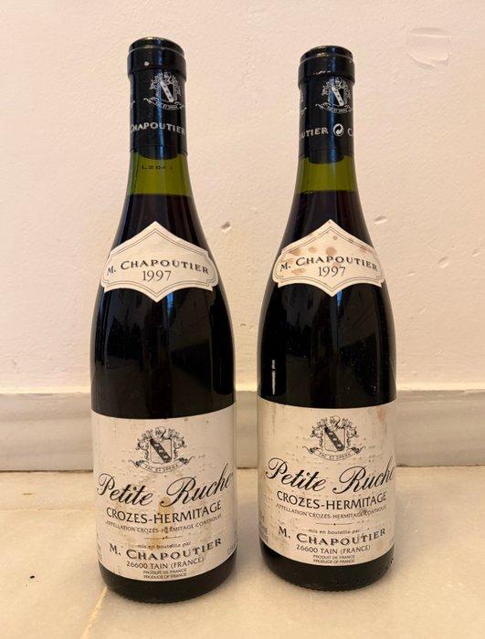 1997 M. Chapoutier Petite Ruche Crozes-Hermitage -, Verzamelen, Wijnen