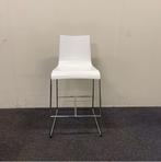 barkruk zithoogte 61 cm, wit - chroom